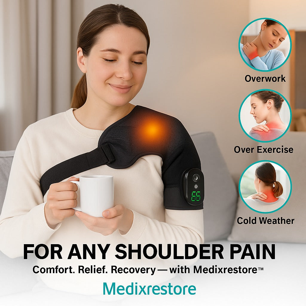 Shoulder Brace™ Pro - Heated Massage Therapy for Instant Pain Relief