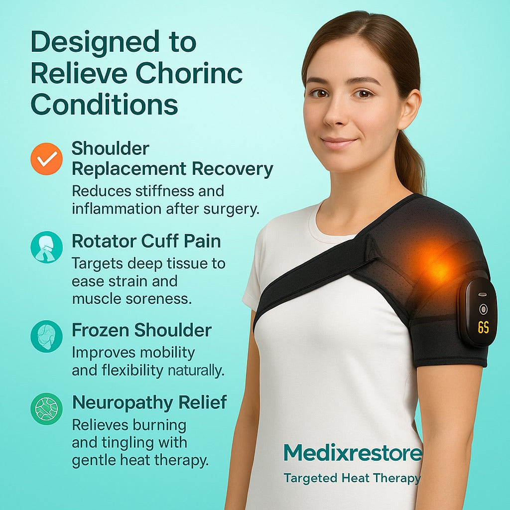 Shoulder Brace™ Pro - Heated Massage Therapy for Instant Pain Relief