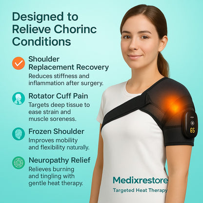 Shoulder Brace™ Pro - Heated Massage Therapy for Instant Pain Relief
