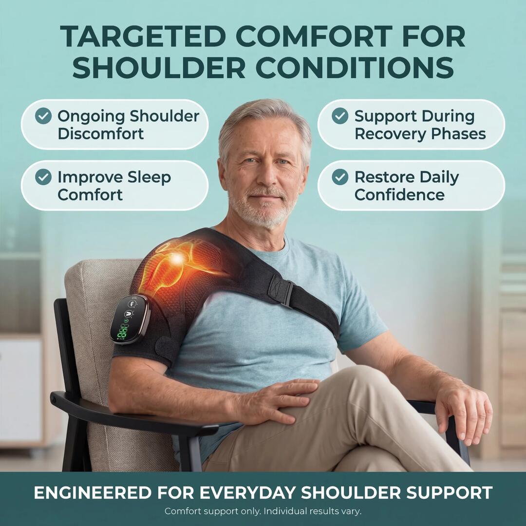 ShoulderBrace™ Pro - Heated Therapy Brace for Shoulder Pain Relief