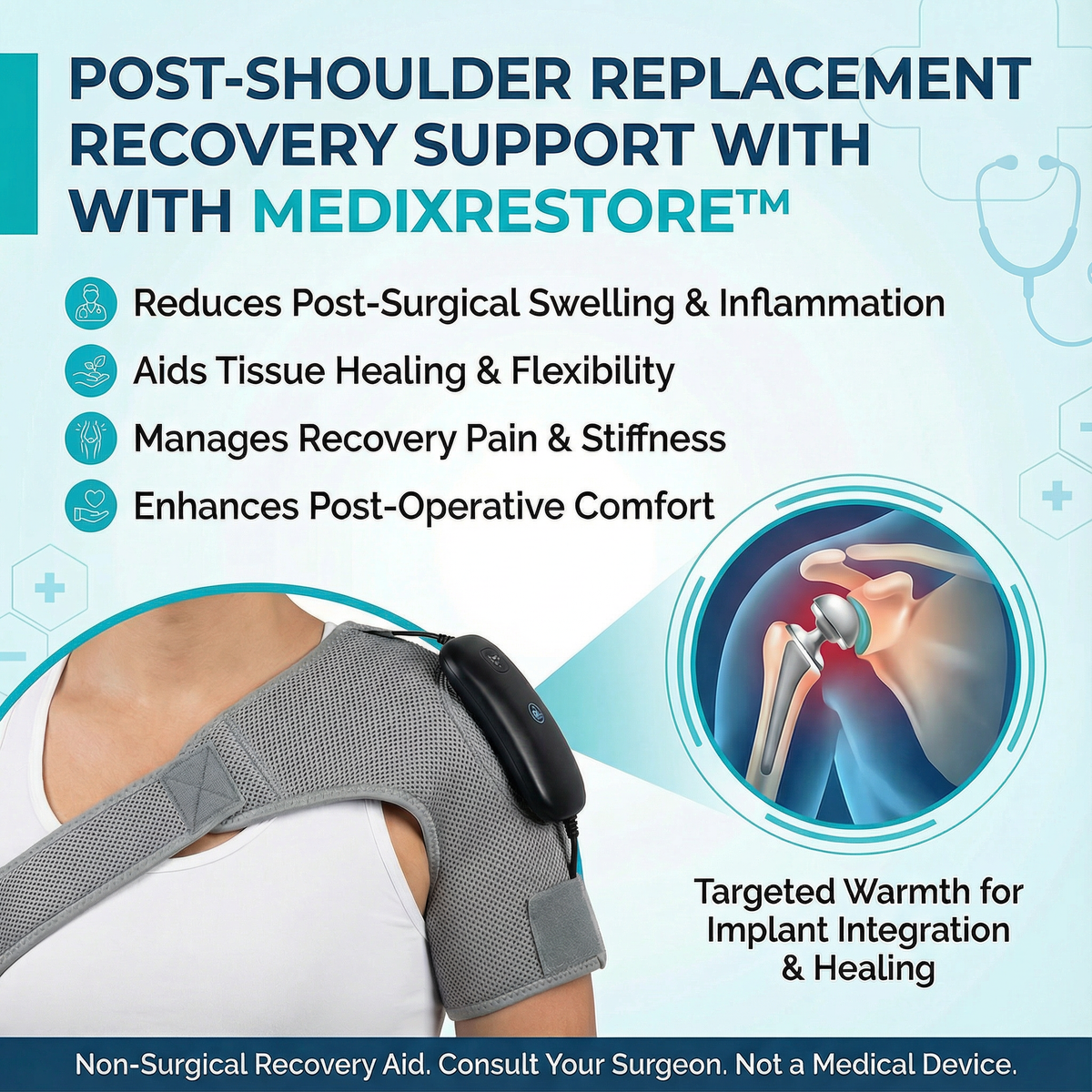 ShoulderBrace™ Pro - Heated Therapy Brace for Shoulder Pain Relief